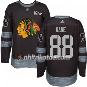 Chicago Blackhawks Trikot Patrick Kane 88 1917-2017 100th Anniversary Adidas Schwarz Authentic - Herren